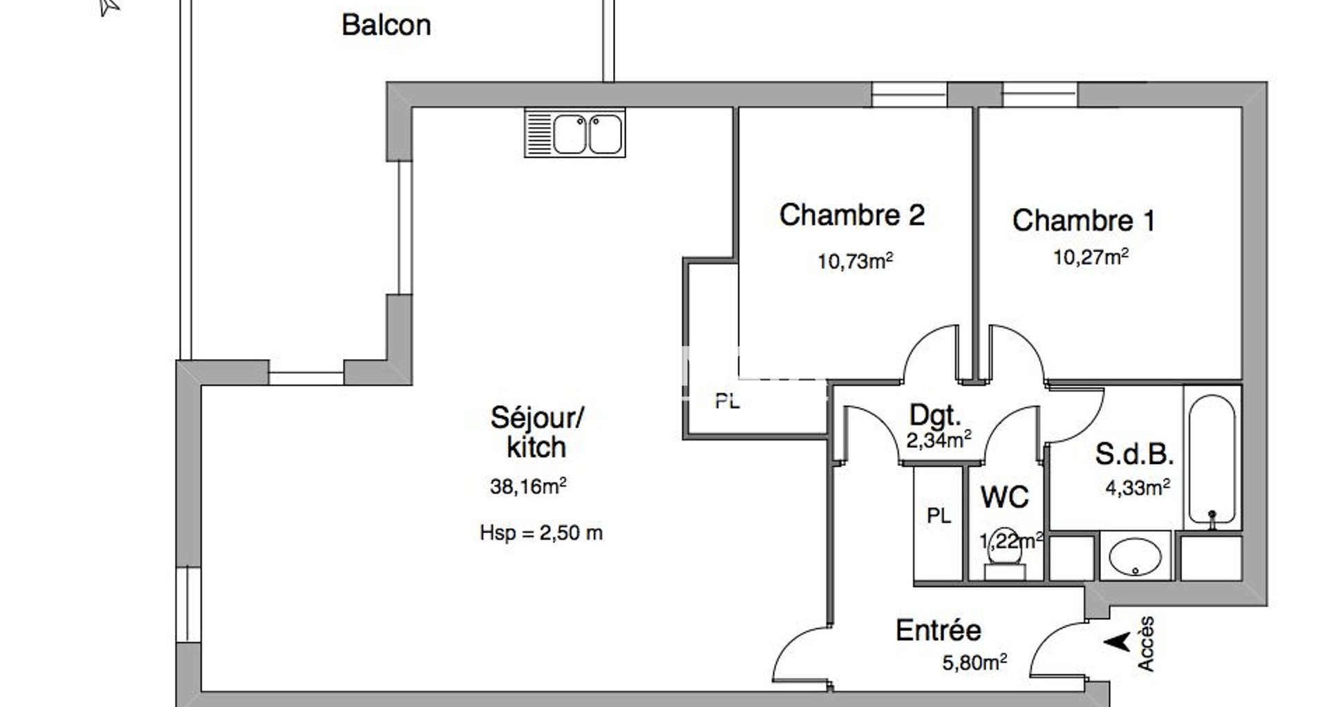 Appartement à louer, 72m², Clermont-Ferrand