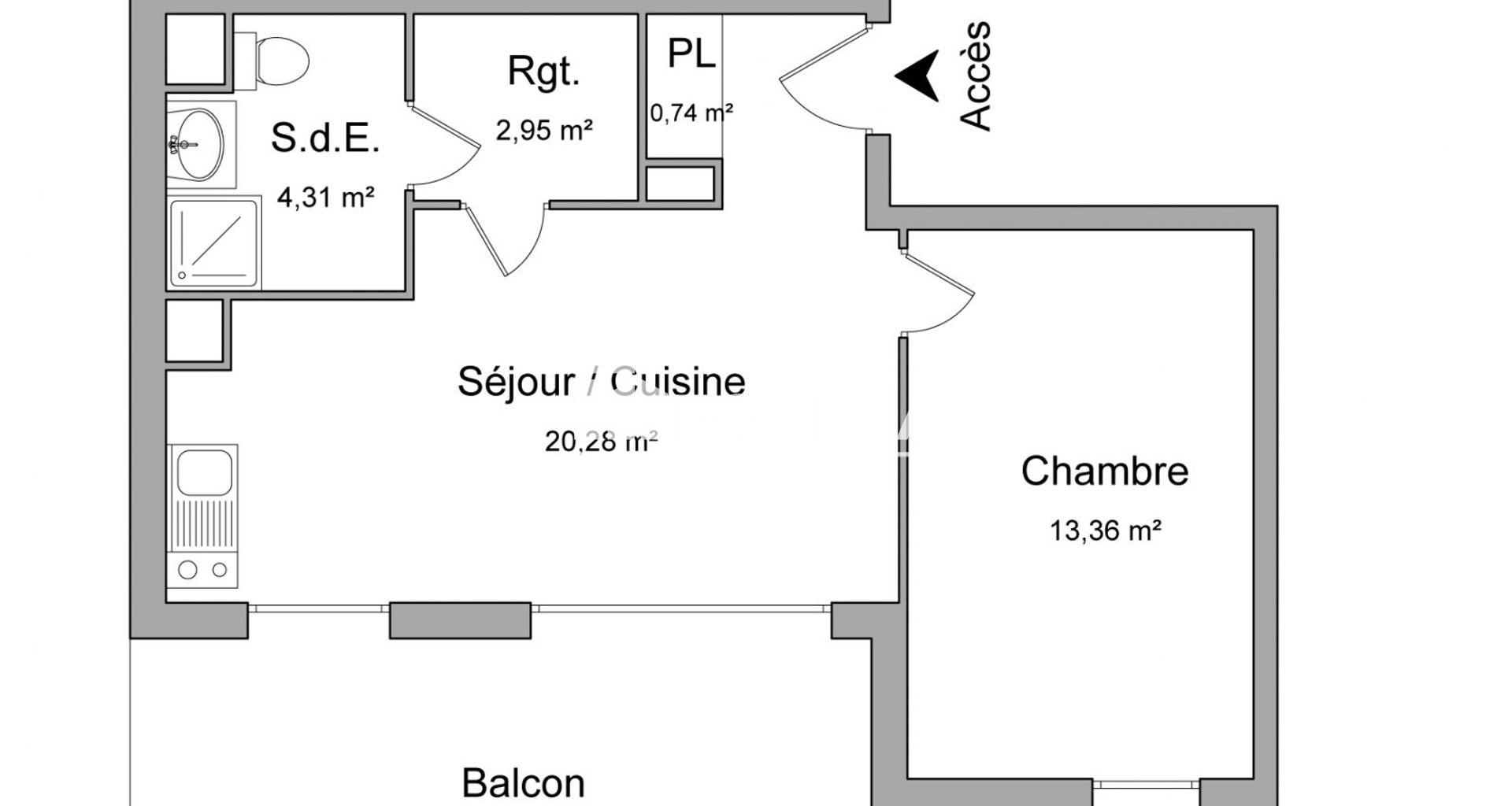 Appartement à louer, 41m², Clermont-Ferrand