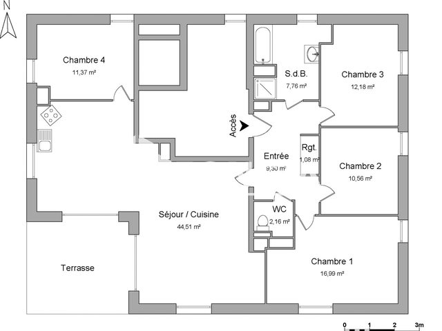 Appartement à louer, 115m², Haguenau