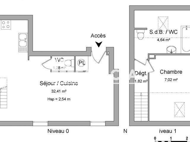 Appartement à louer, 47m², Châtel-Saint-Germain