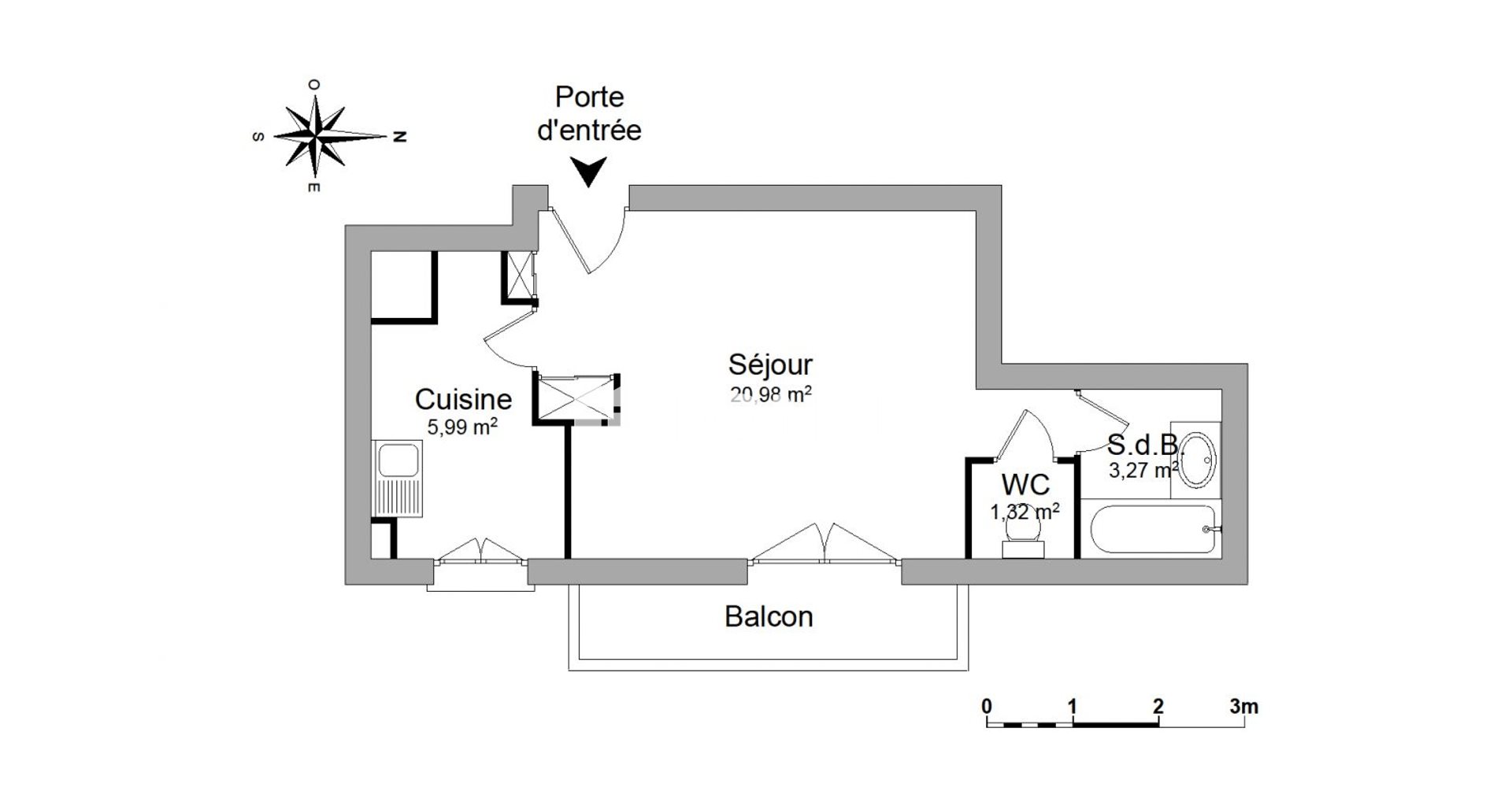 Appartement à louer, 31m², Saint-Maur-des-Fossés