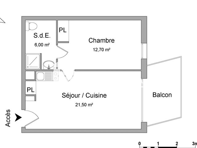 Appartement à louer, 40m², Le Haillan