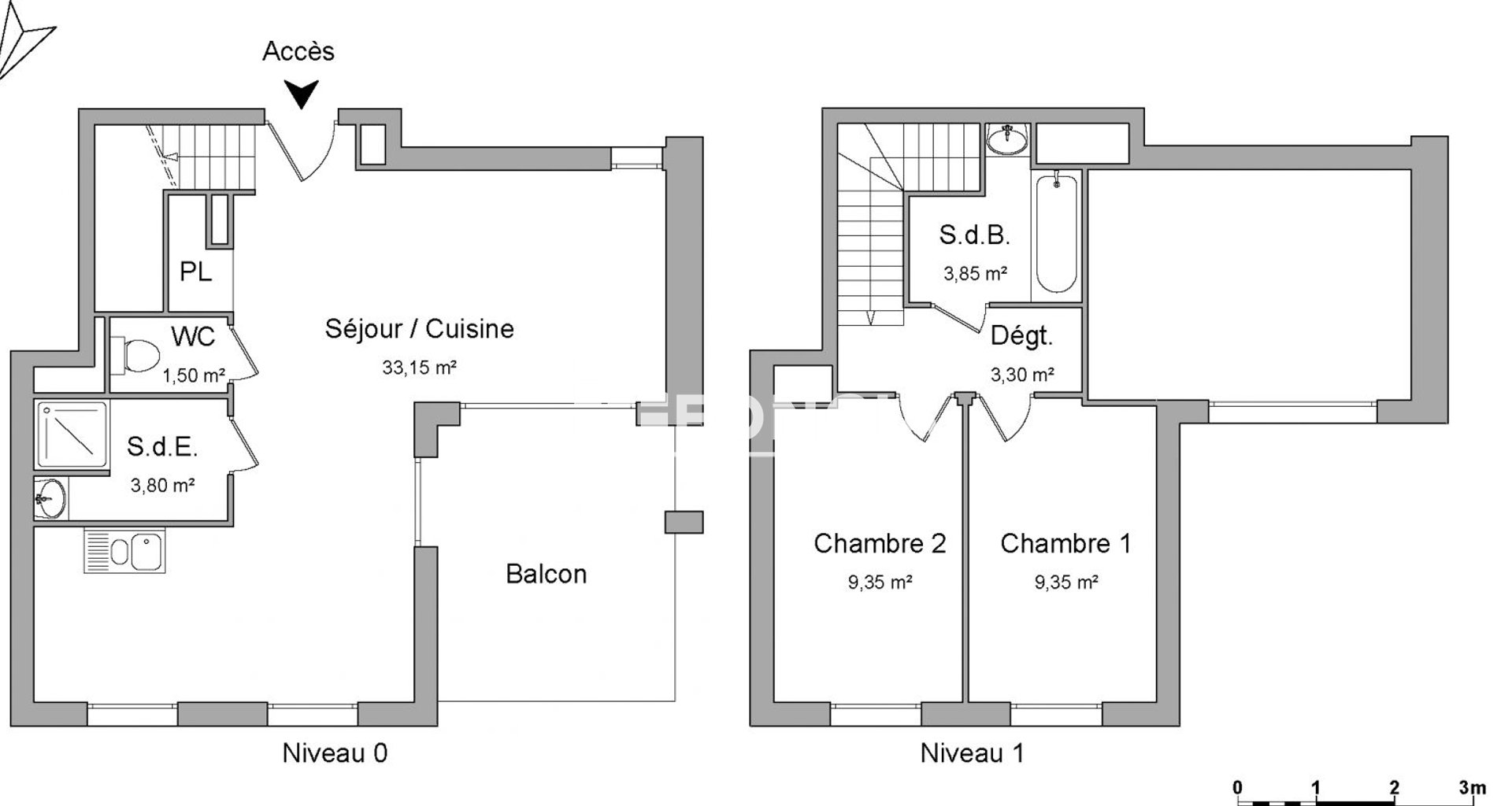 Appartement à louer, 64m², Montpellier