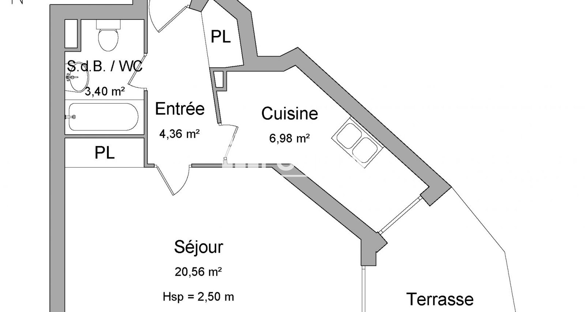 Appartement à louer, 35m², Montmagny