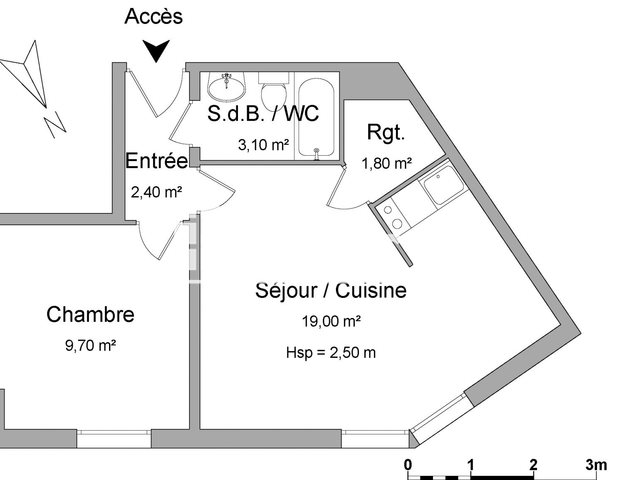 Appartement à louer, 36m², Limoges
