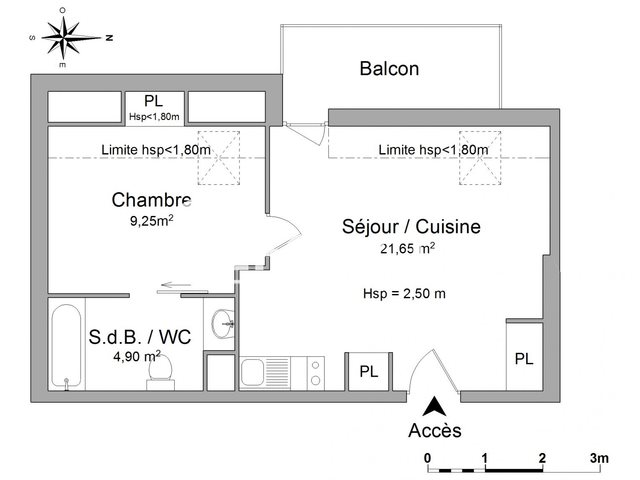 Appartement à louer, 35m², Blois