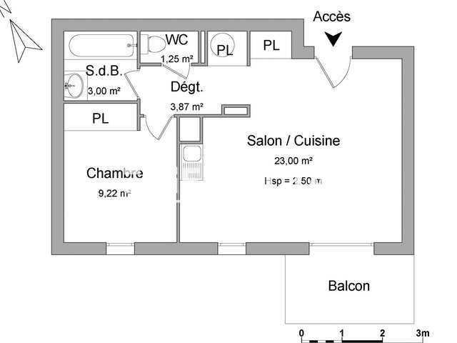 Appartement à louer, 40m², La Roche-sur-Yon