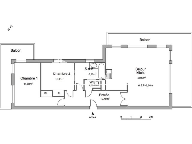 Appartement à louer, 76m², Bruges
