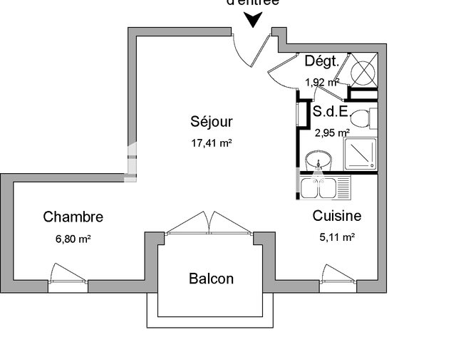 Appartement à louer, 34m², Hennebont