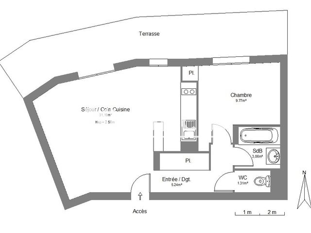 Appartement à louer, 50m², Tarbes