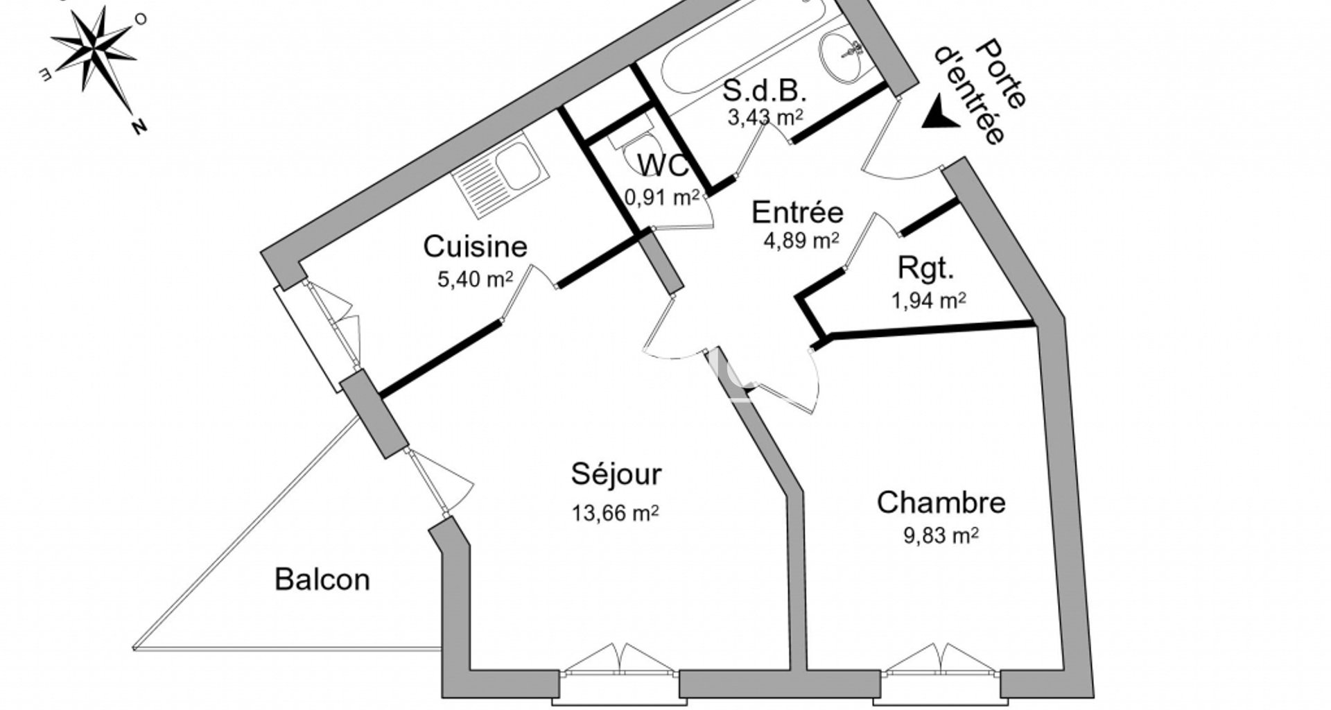 Appartement à louer, 40m², Olivet