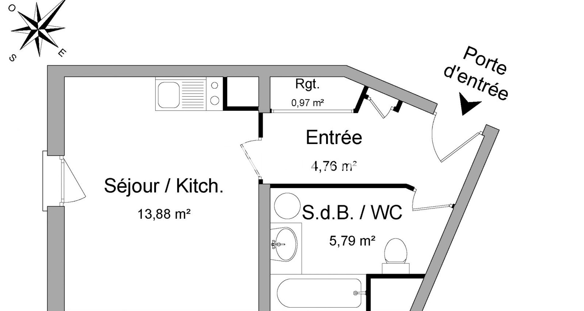 Appartement à louer, 25m², Francheville