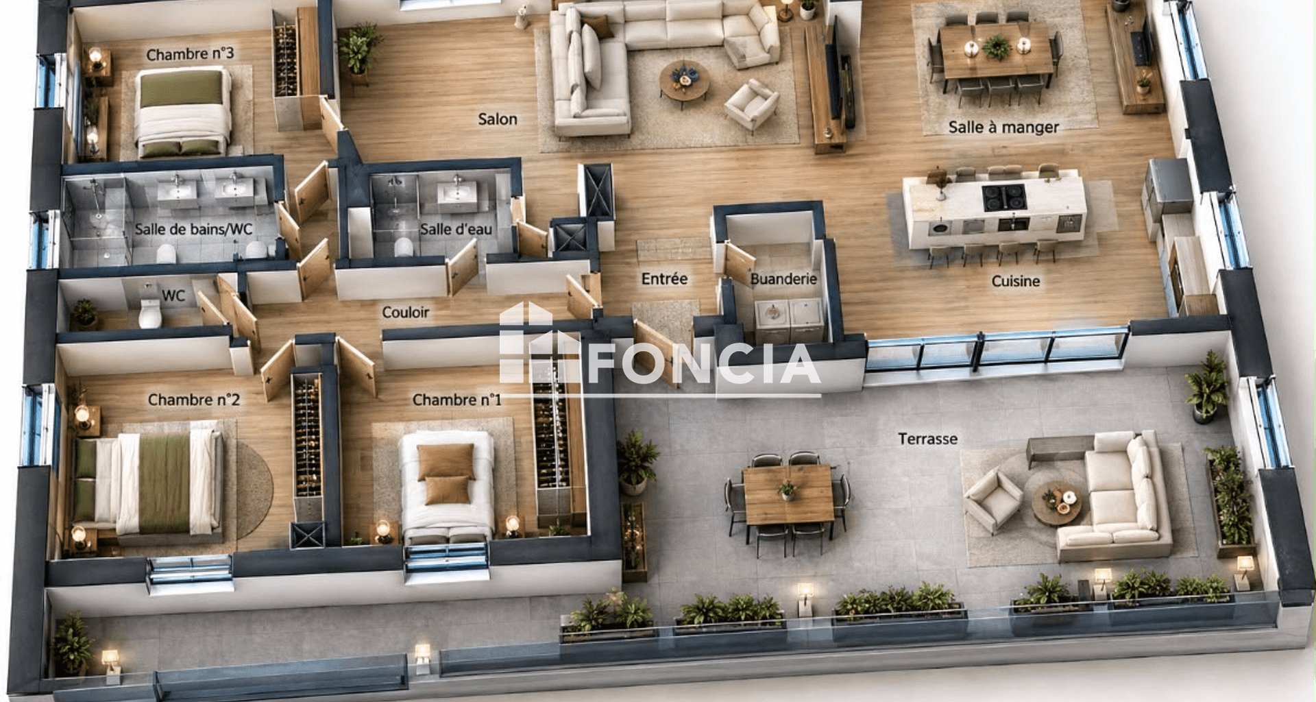 Appartement à vendre, 136m², Saint-Paul-de-Vence