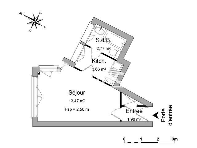 Appartement à louer, 21m², Thonon-les-Bains