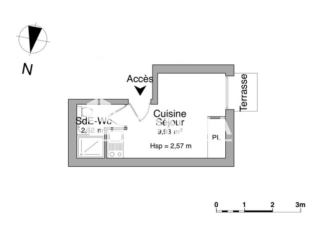 Appartement à louer, 12m², Aix-en-Provence
