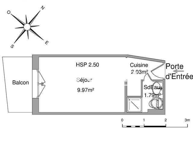 Appartement à louer, 13m², Poitiers