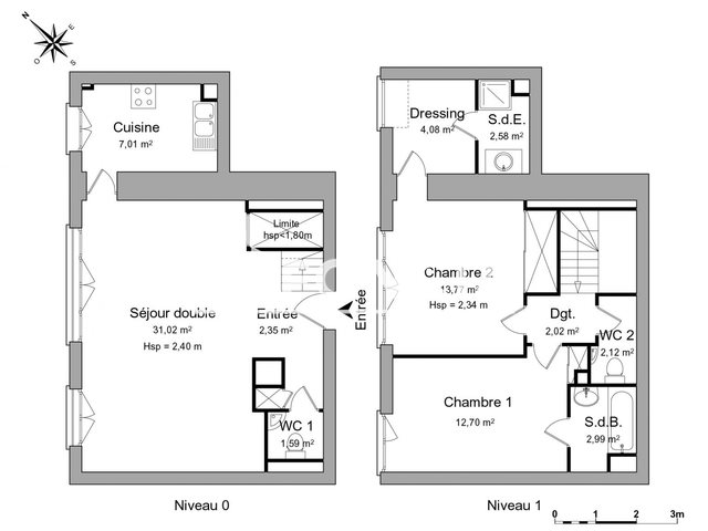 Appartement à louer, 82m², Bordeaux
