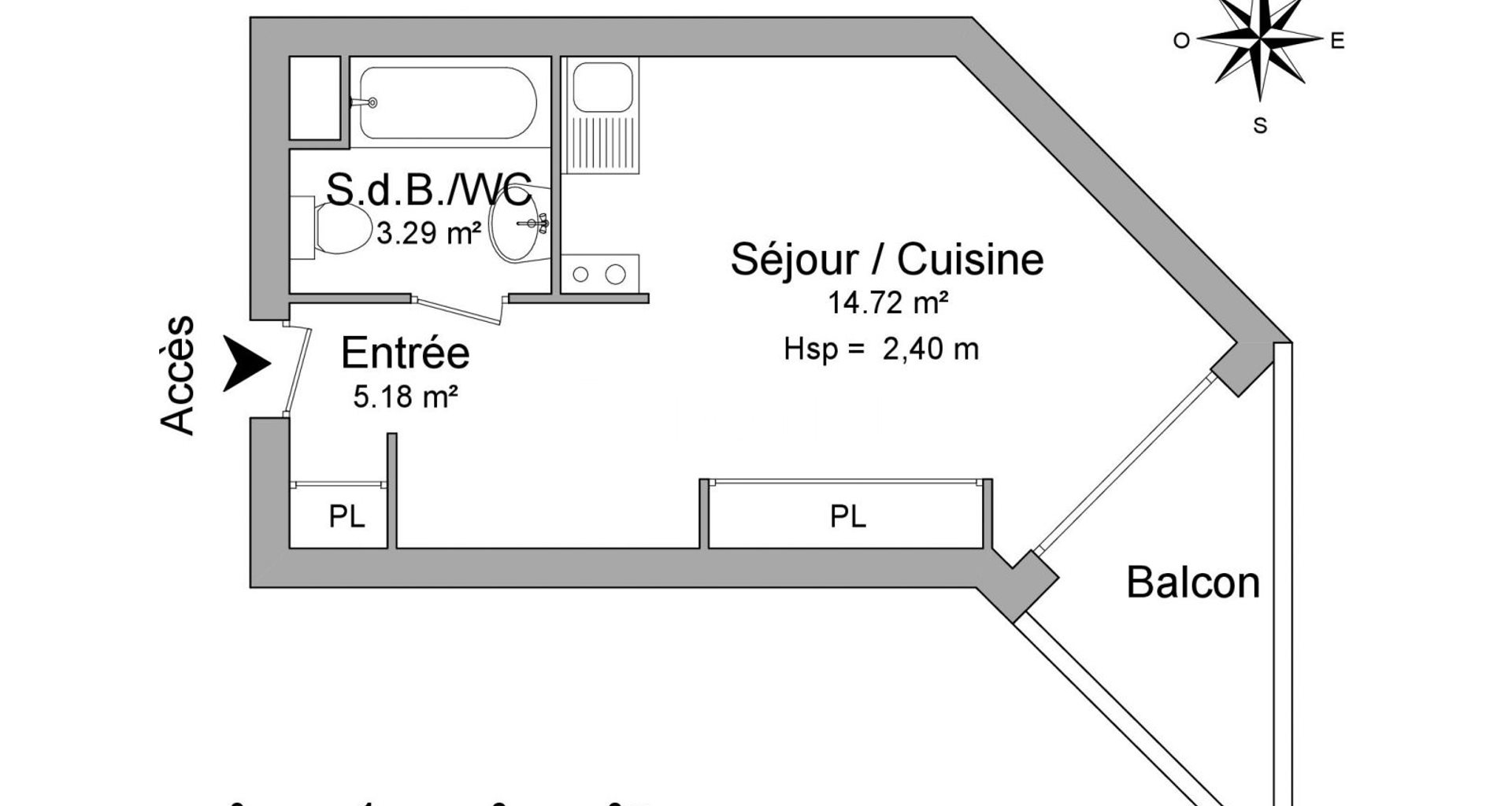 Appartement à louer, 23m², Chamonix-Mont-Blanc