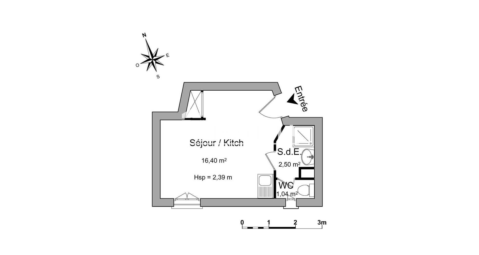 Appartement à louer, 19m², Avignon