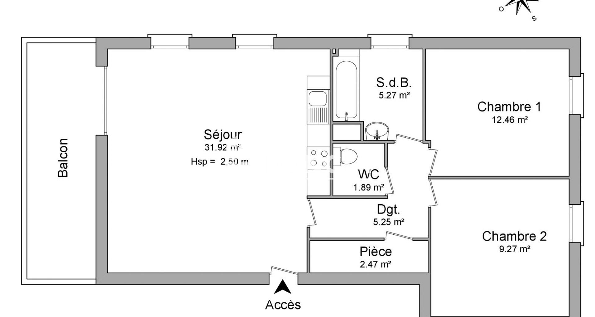 Appartement à louer, 68m², L'Ile-Saint-Denis