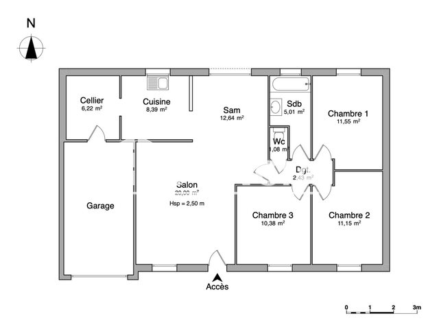 Maison à louer, 88m², Vernouillet