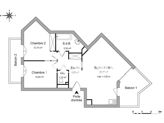 Appartement à louer, 65m², Thonon-les-Bains
