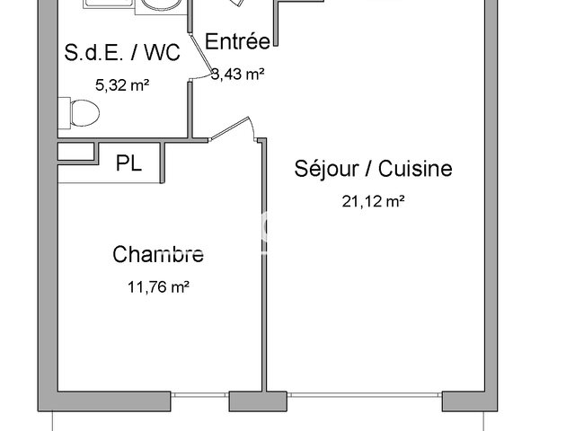 Appartement à louer, 41m², Biot