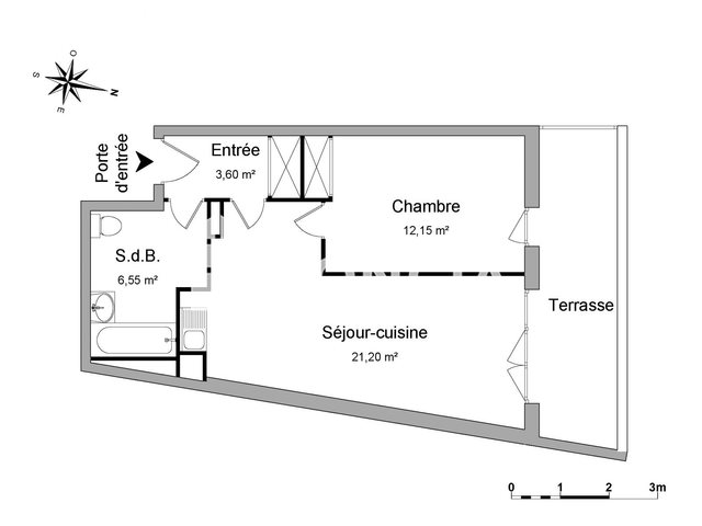 Appartement à louer, 43m², Castelnau-le-Lez