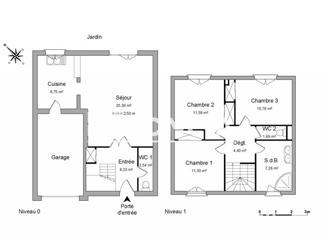 Maison à louer, 90m², Libourne