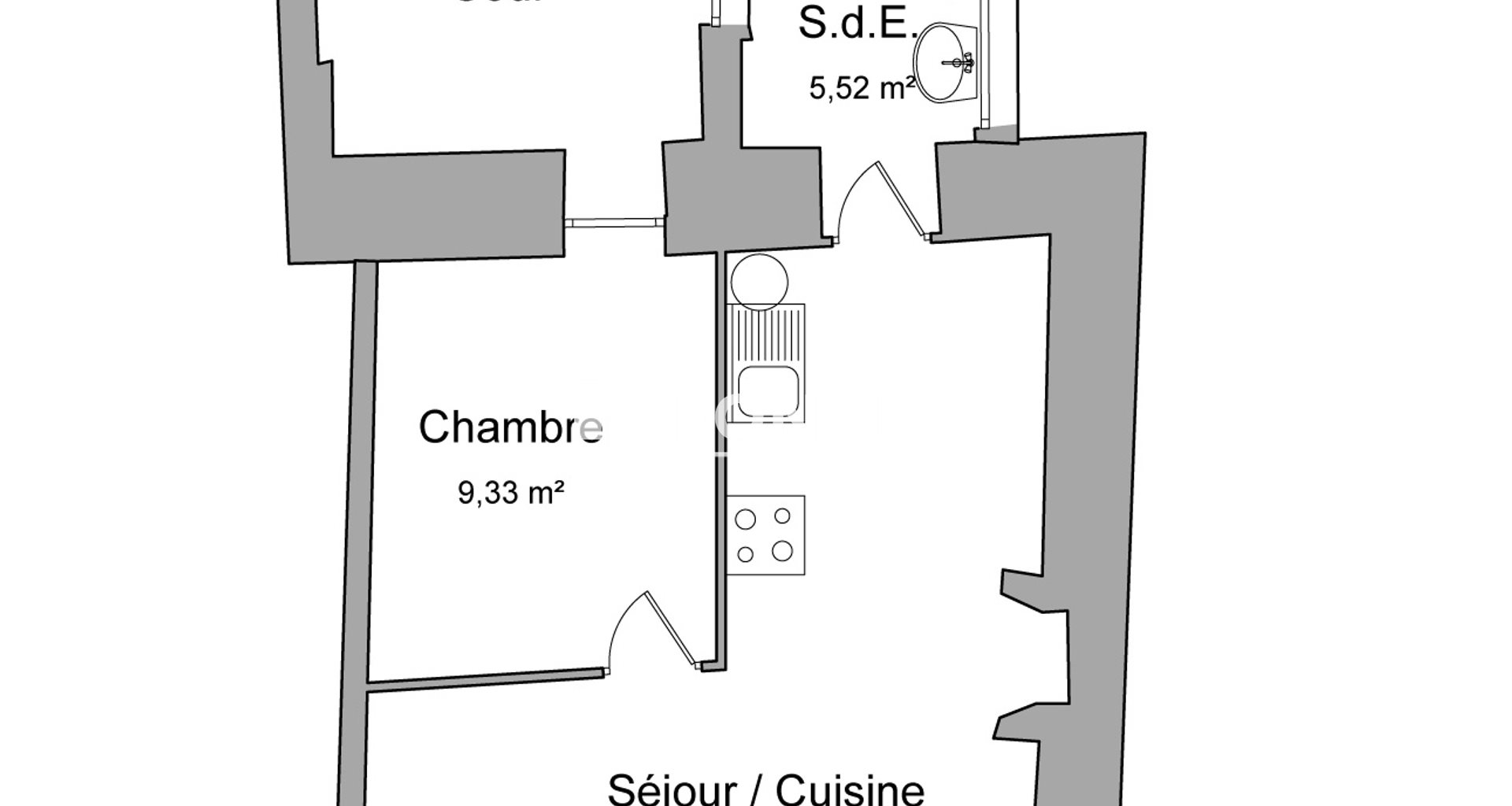 Appartement à louer, 39m², Grenoble