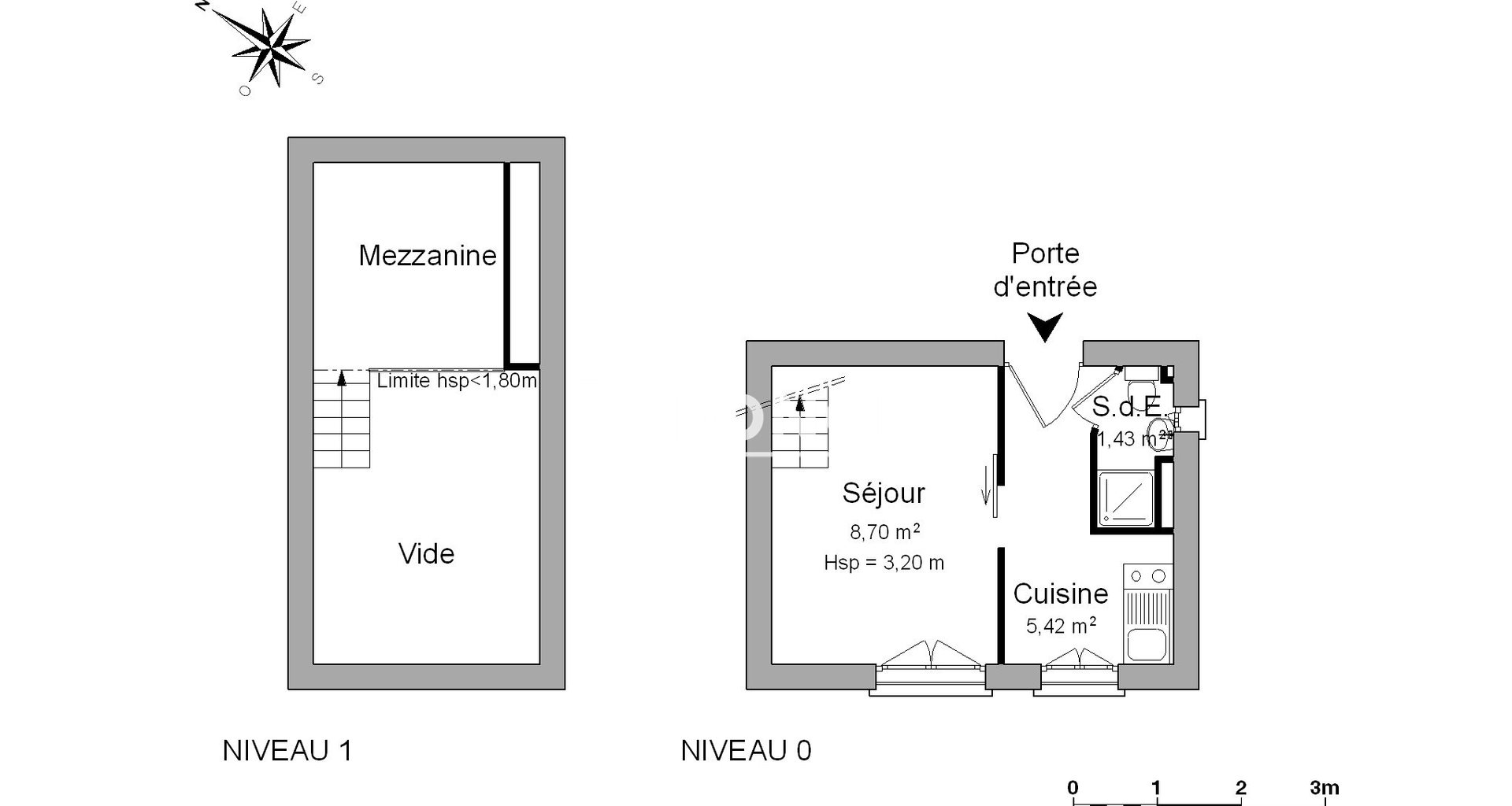 Appartement à louer, 15m², Lyon 7ème