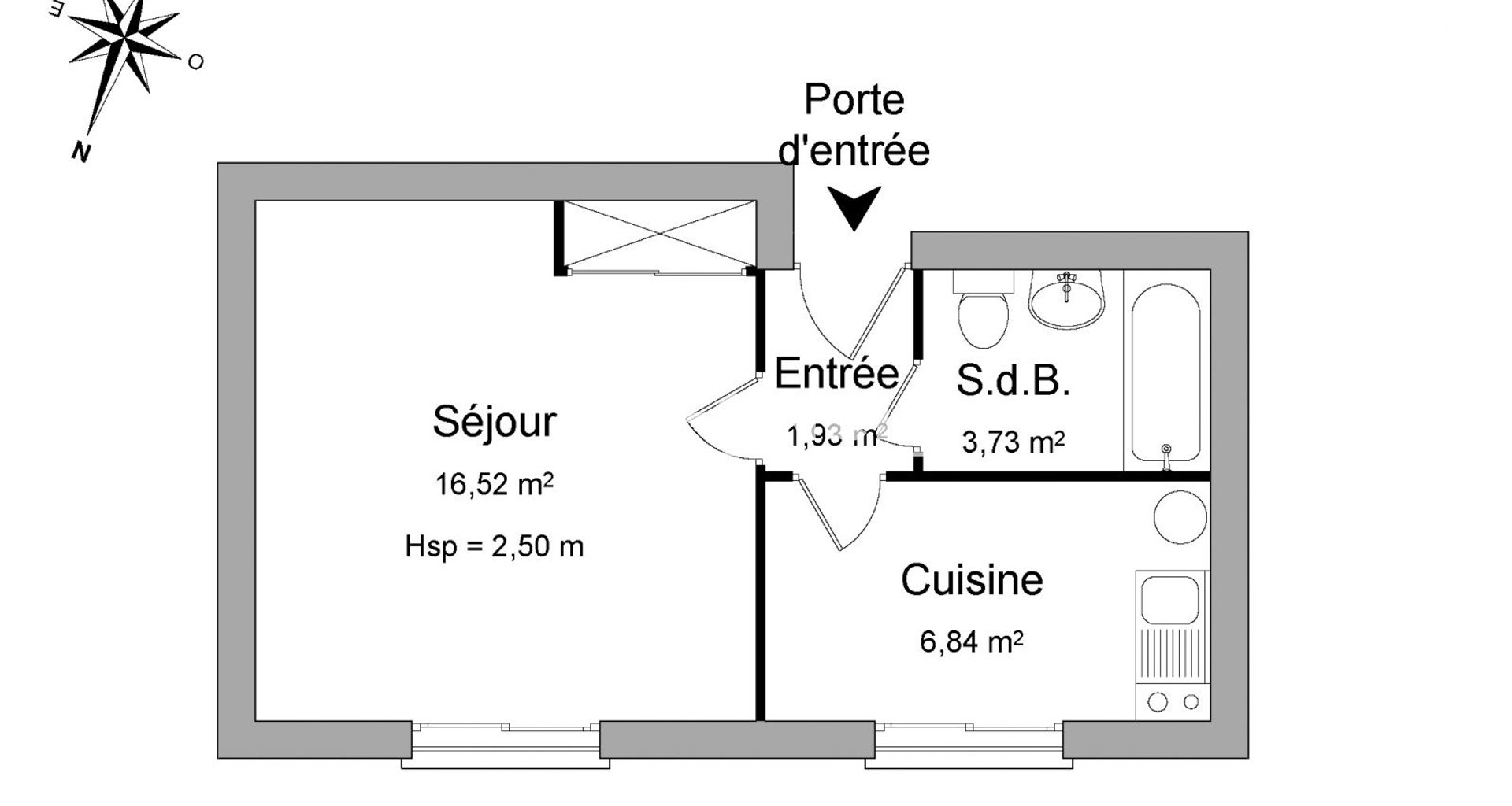 Appartement à louer, 29m², Evry