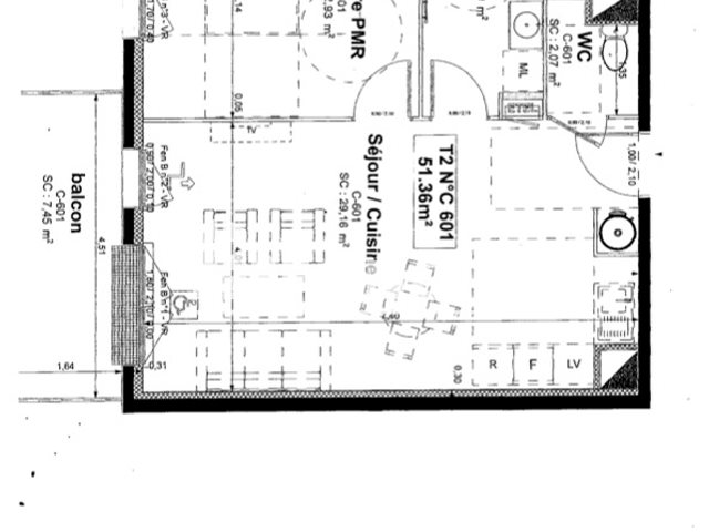 Appartement à louer, 51m², Sotteville-lès-Rouen