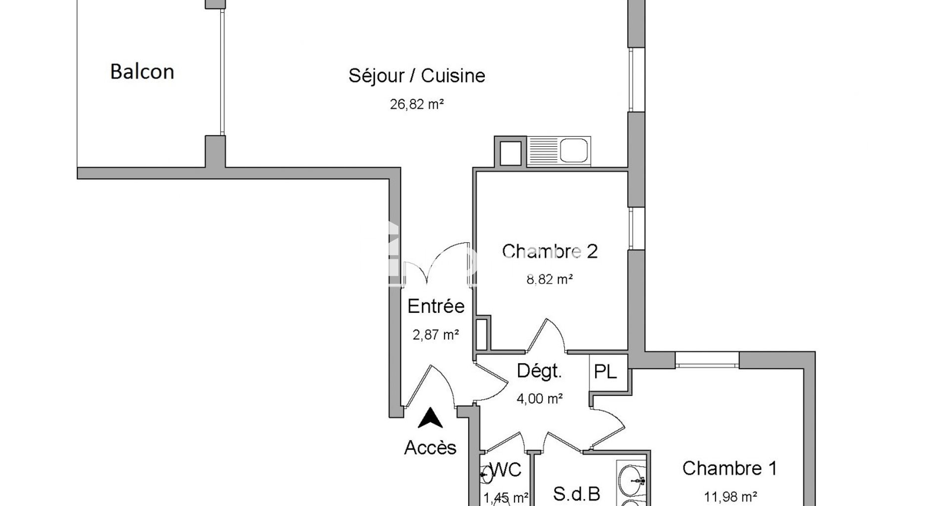 Appartement à louer, 60m², Strasbourg