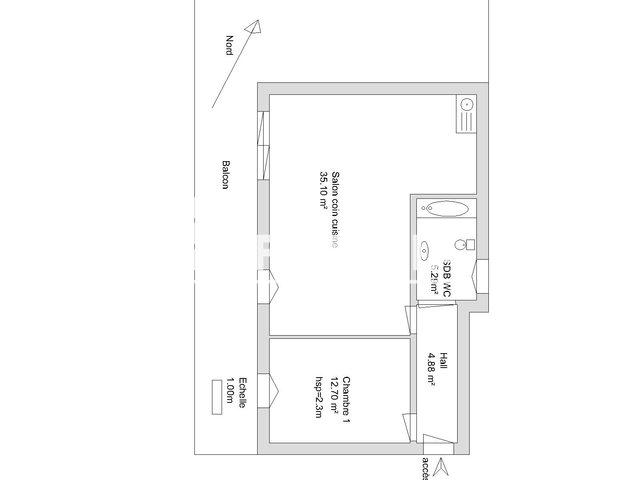 Appartement à louer, 57m², Briançon