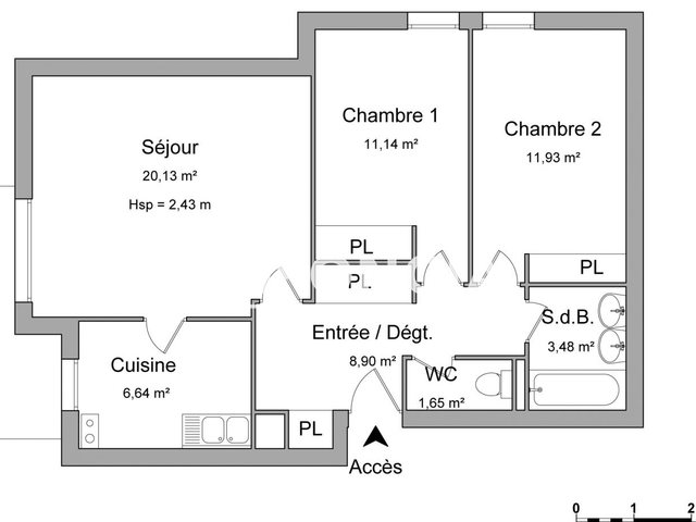 Appartement à louer, 63m², Rodez
