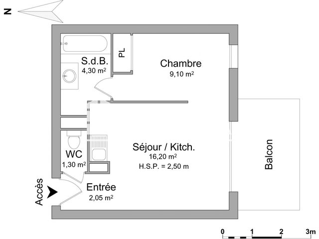Appartement à louer, 32m², Marignier