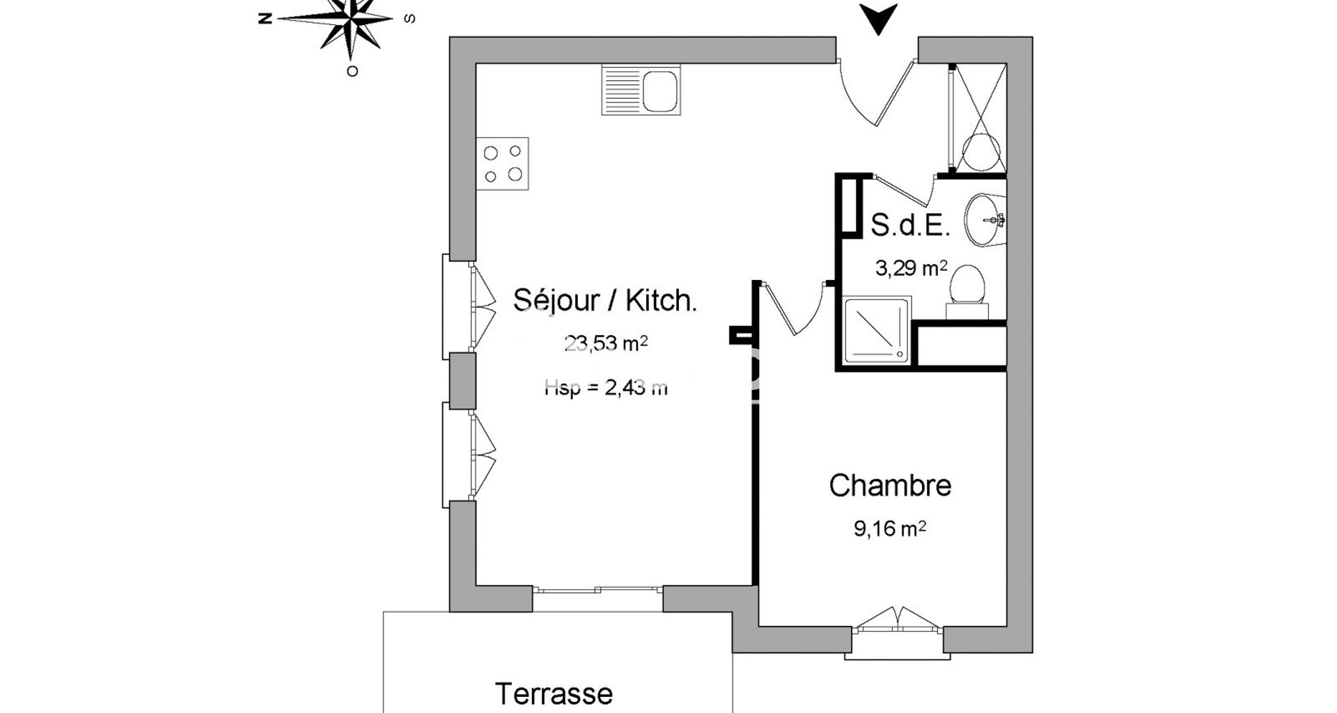 Appartement à louer, 35m², Thonon-les-Bains
