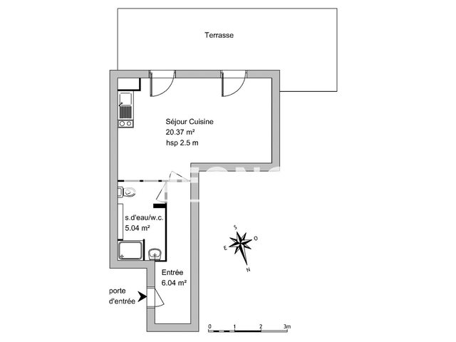 Appartement à louer, 31m², Montpellier