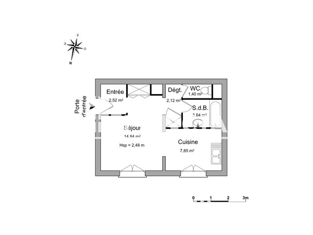 Appartement à louer, 32m², Douvaine
