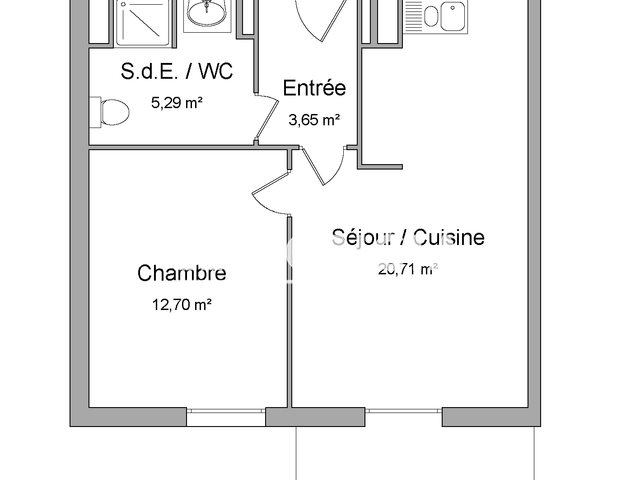 Appartement à louer, 42m², Nancy