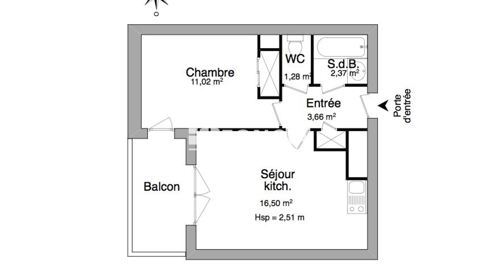 Appartement à louer, 34m², Villefranche-sur-Saône