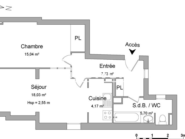 Appartement à louer, 50m², Béziers
