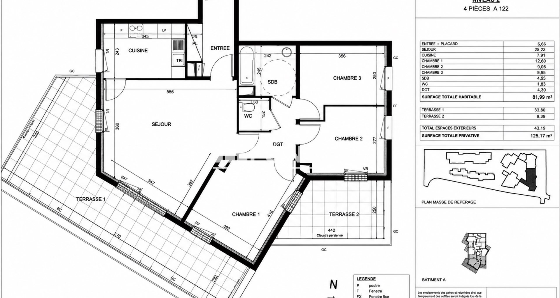 Appartement à louer, 81m², Bagneux
