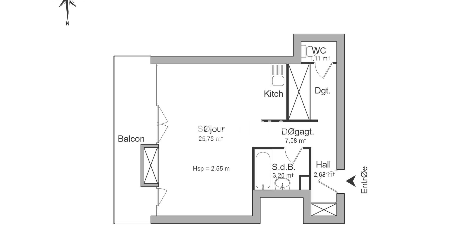 Appartement à louer, 39m², Chatou