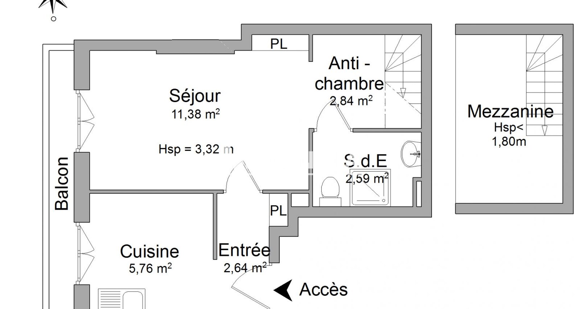 Appartement à louer, 25m², Bordeaux