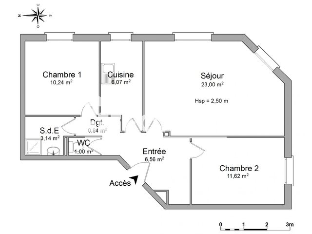 Appartement à louer, 62m², Canet-en-Roussillon
