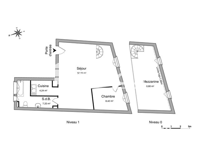 Appartement à louer, 57m², Nancy