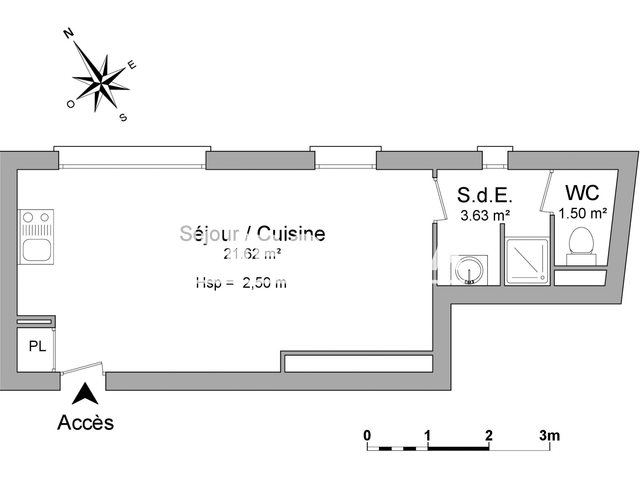 Appartement à louer, 26m², Rouen