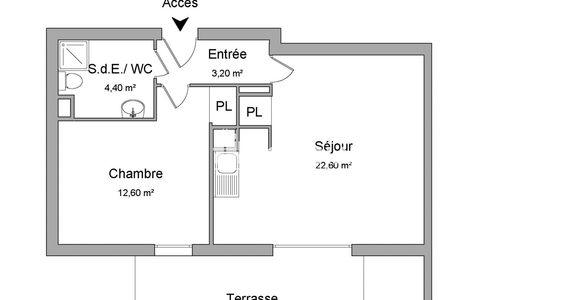 Appartement à louer, 42m², Avignon